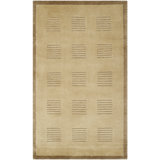 Tibetan Hand Knotted Wool Pile Geometric Rug