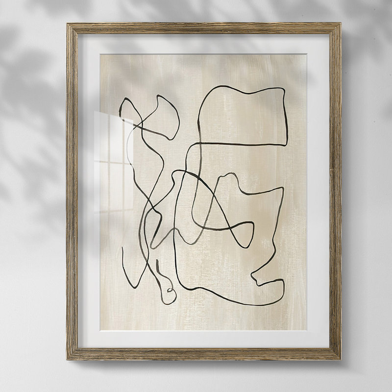 Relié I, impression sur papier, Noyer