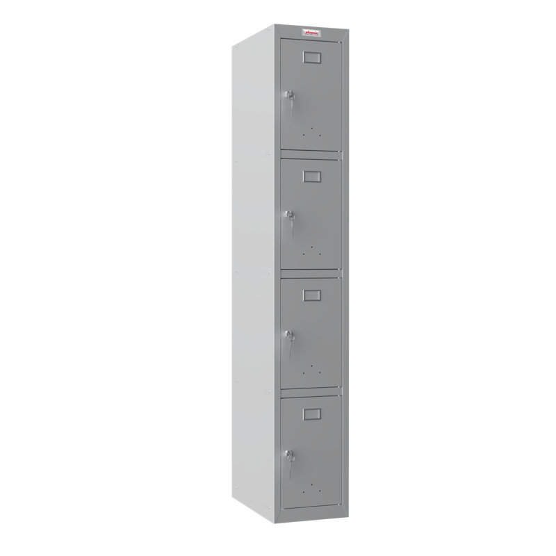 Metal 4 - Tier 30cm with Key, Grey