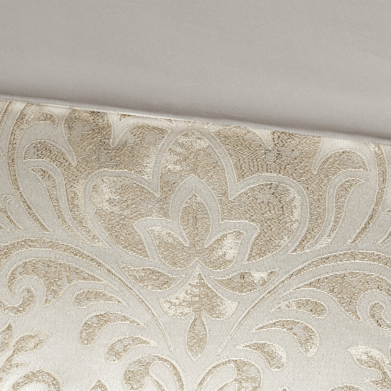 Ensemble de literie, damas en jacquard de polyester pour une maison élégante