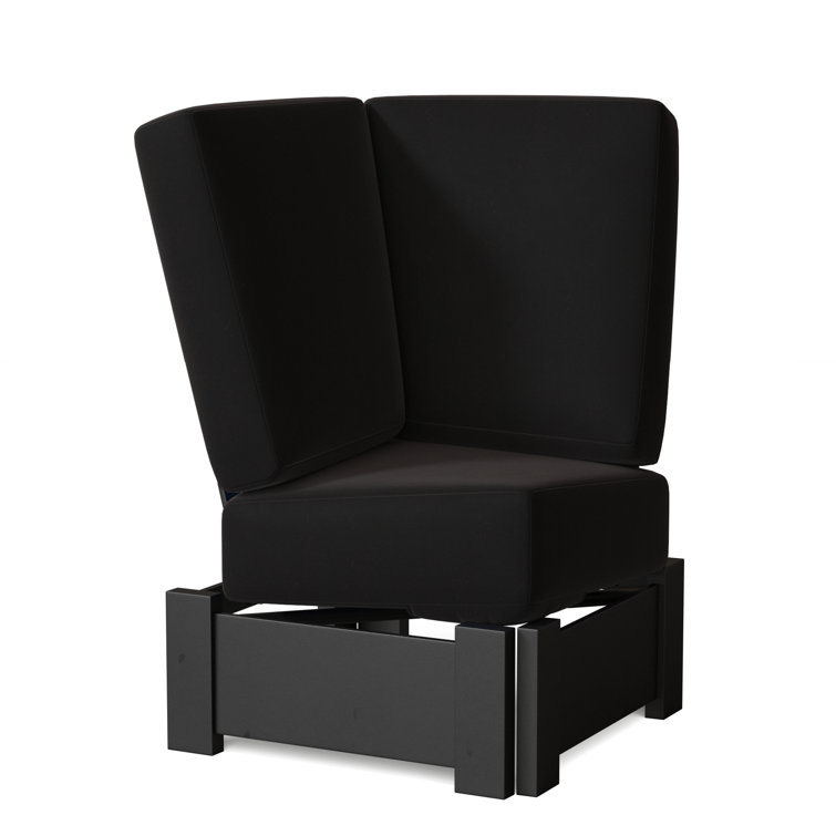 Chaise de patio avec coussins Cherin