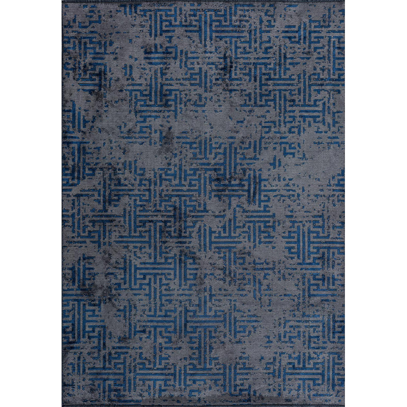 Labyrinthe géo contemporain, Rectangle 6 pi 7 po x 8 pi 3 po