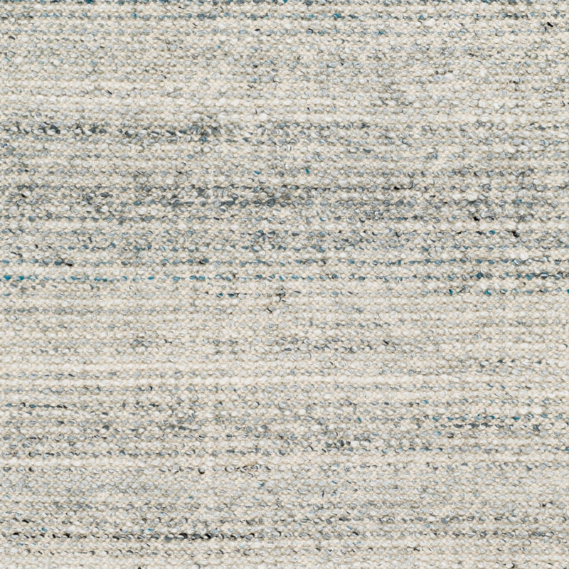 Abstract Area Rug in Blue, Rectangle 9' x 12'