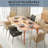 Nordic Style Rectangular Kitchen Table