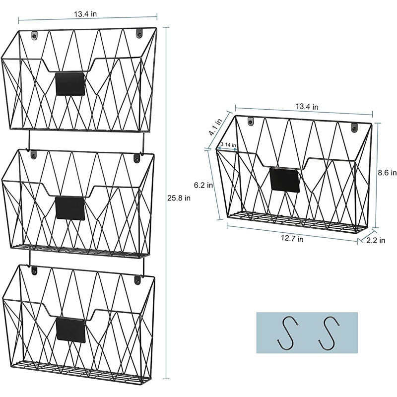 Varick Metal Wall Organizer
