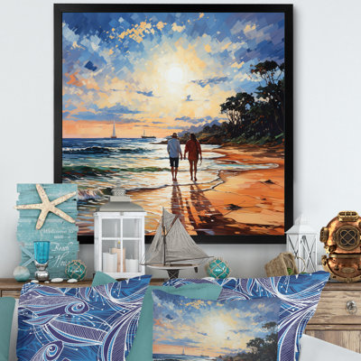 " Beach Photo Seaside Stroll II "