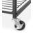 Anotidaishe 24.8'' W Shelving Unit with Wheels