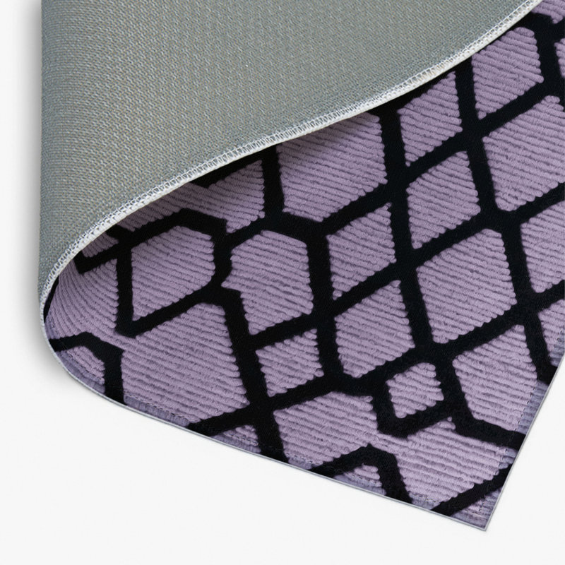 Tapis intérieur et extérieur rose Trellis, Rectangulaire 2 pi x 3 pi
