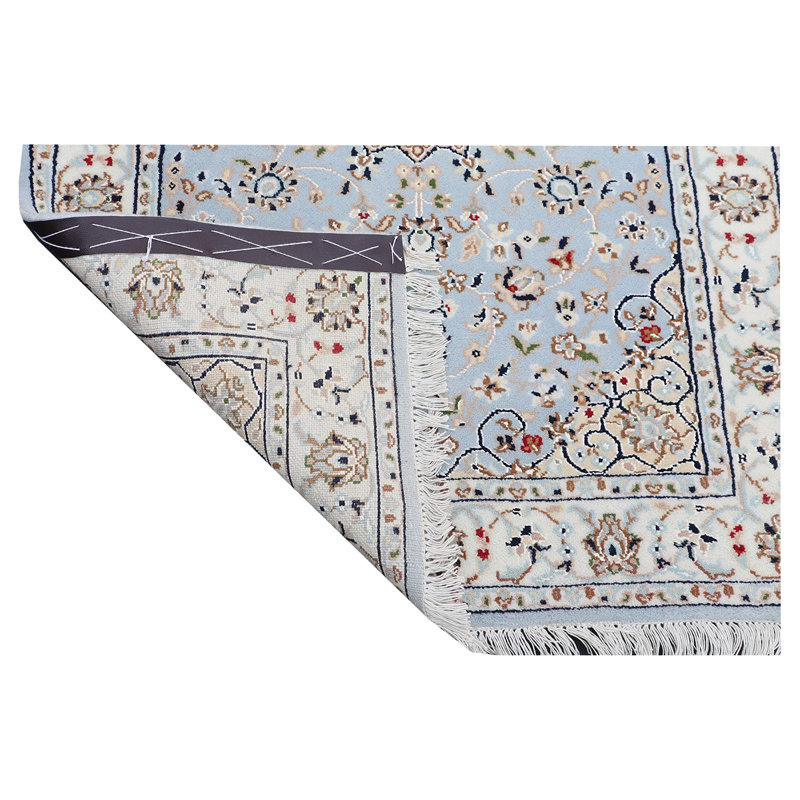 Oriental Area Rug in Ivory, Rectangle 4' x 6'