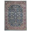 Hand-Knotted High-Quality Blue and Red Area Rug