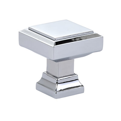 Emtek Geometric Square Cabinet Knob 1-1/4"
