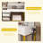 Makeup Vanity With LED Lights, 3 Color Options, Power Outlets, And 5 Drawers For Efficient Storage And Styling-537986365