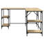 Aahad L-Shaped Metal Base Writing Desk-2002573968