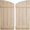 Timberthane à quatre planches jointes avec lattes elliptiques (par paire)