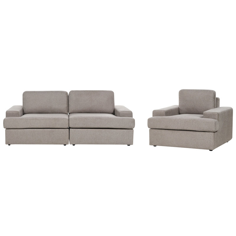 Quantravious 2 - Piece Living Room Set, Taupe