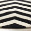 Hidevale Chevron Wool Hand Woven Area Rug-15827792