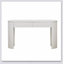 Table d'entrée avec design cannelé, console moderne avec rangement, plateau ovale et 2 tiroirs pour l'entrée et le salon