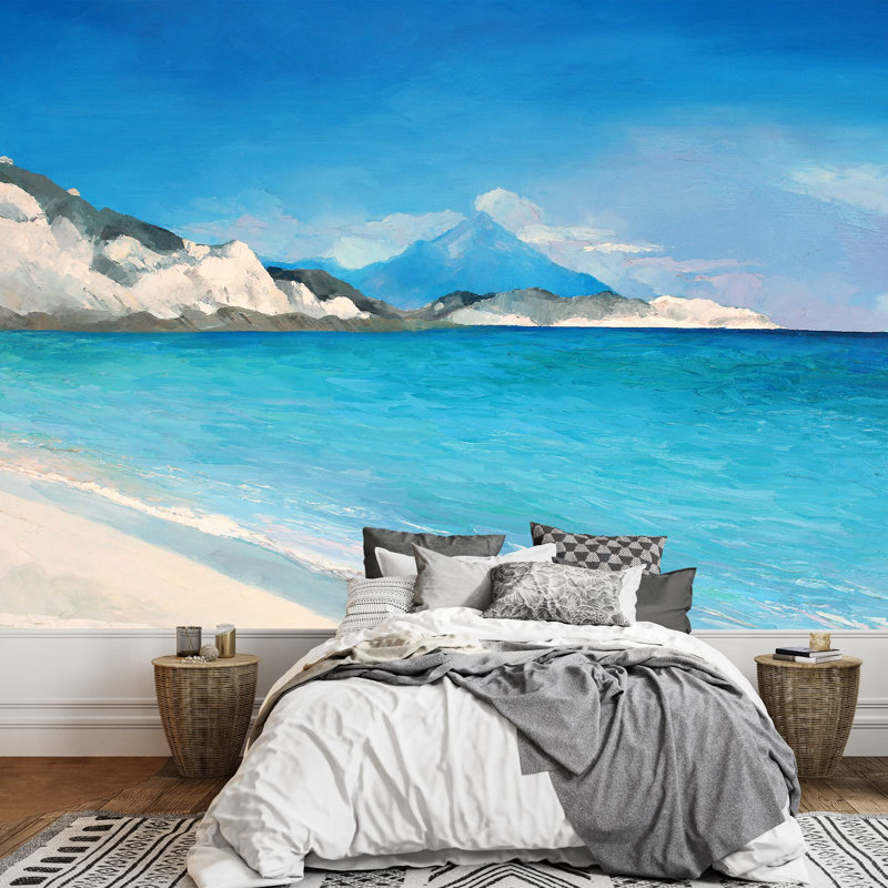 Coastal Beachy Border, 100" L x 144" W