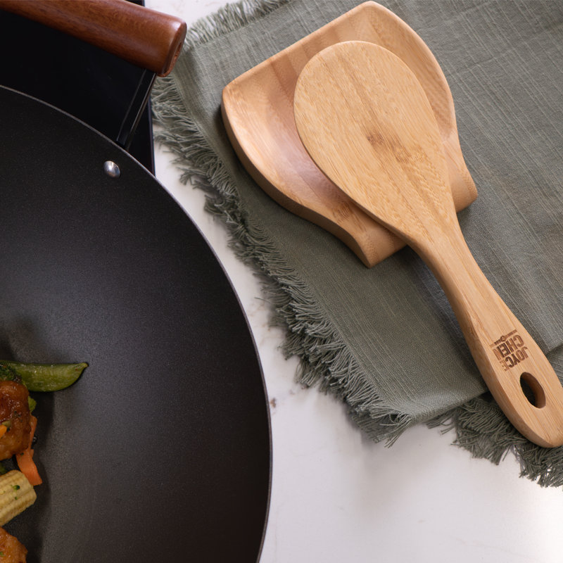 Joyce Chen Burnished Bamboo Rice Paddle, 9-inch