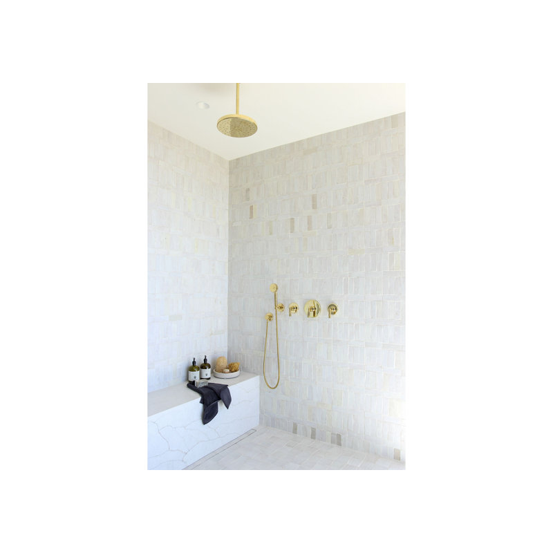 Pinna Paletta® 2 Or 3-Way Transfer Trim, Lever Handle, Unlacquered Brass