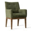 Ensemble de chaises de salle à manger rembourrées en tweed de 19,5 po (ensemble de 8)-130619842