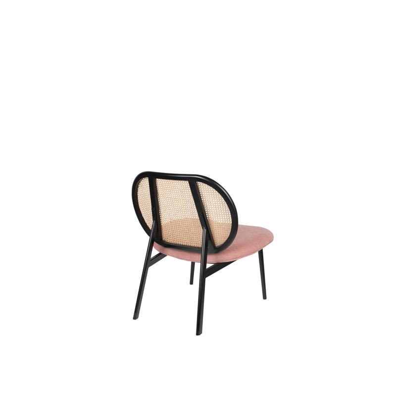 Spike Lounge Chair, Pink Polyester