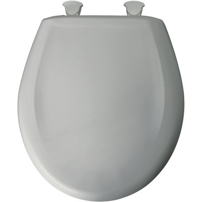 Siège de toilette rond en plastique