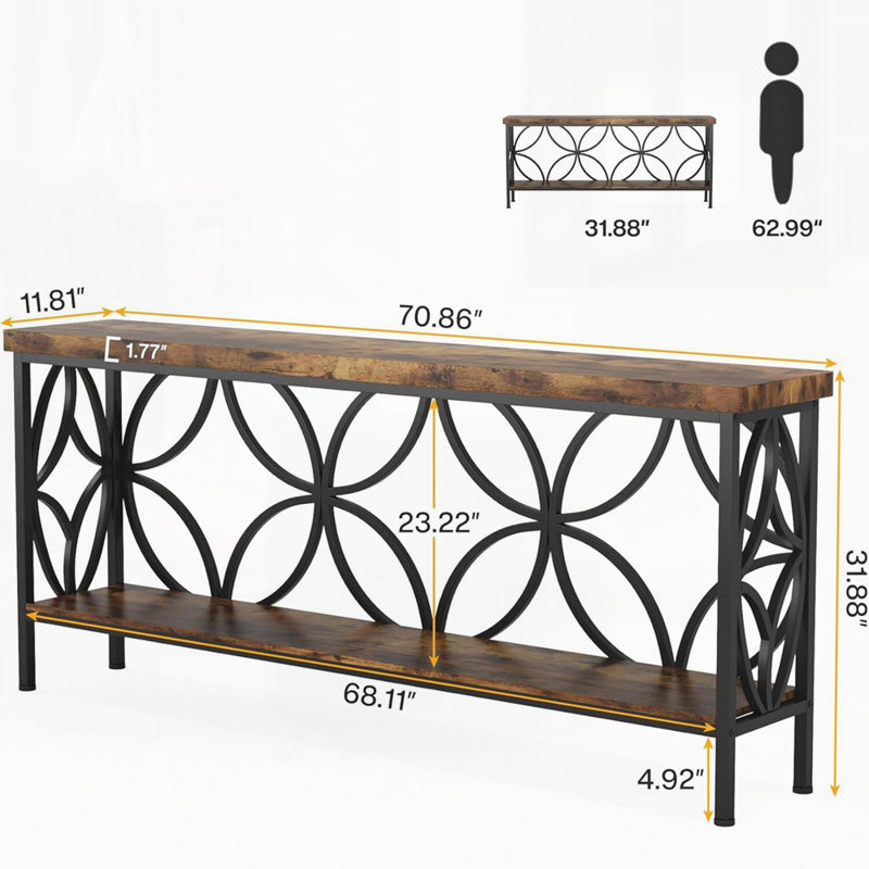Console industrielle 70,9 pouces
