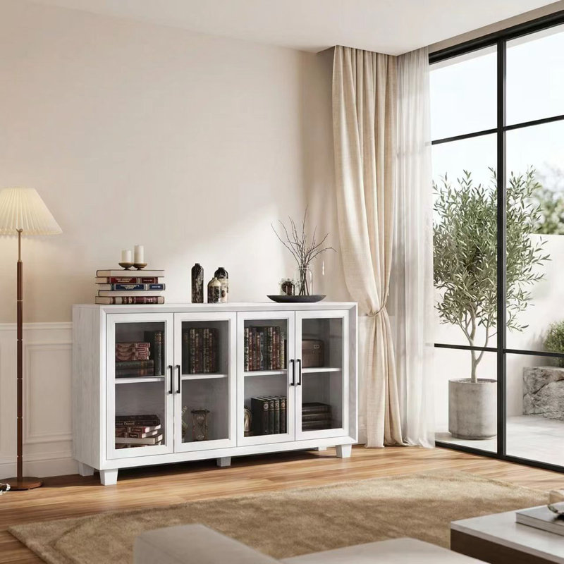 Vitrine 60,4 po, Bois clair