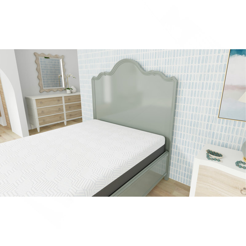 Fria 10 Inch Medium Firm Mattress With Cooling Cover, Queen