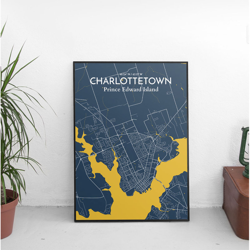 Charlottetown - No Frame Print, 60.2 cm H x 27.9 cm W x 0.1 cm D