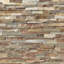 Carrelage mural en pierre naturelle à panneau divisé 6 po x 24 po Stonecrest-91980221