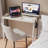 Folding Desk, Small Foldable Desk 31.5" for Small Spaces, Space Saving Computer Table Writing Workstation for Home Office, Easy Assembly-111220086