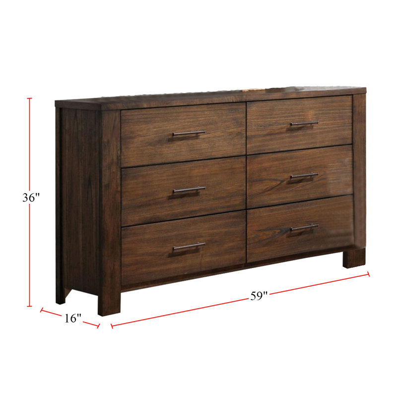 Arrowsic 59'' W 6 - Drawer Dresser