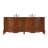 84 inch Double Bathroom Vanity in Teak-889093275