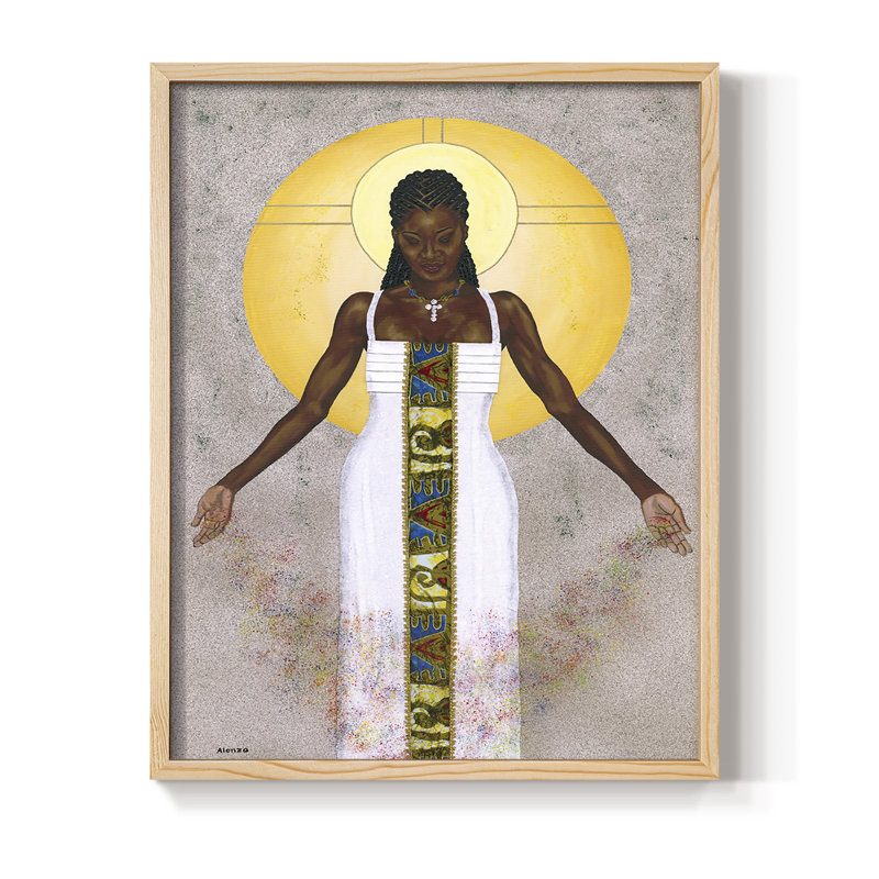 Her Peace Framed Print - Solid Wood