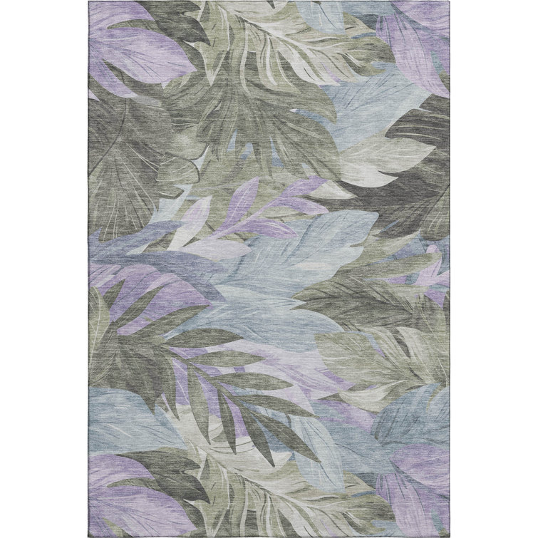 Premium Machine Washable Elize AMF1493 Floral Rug