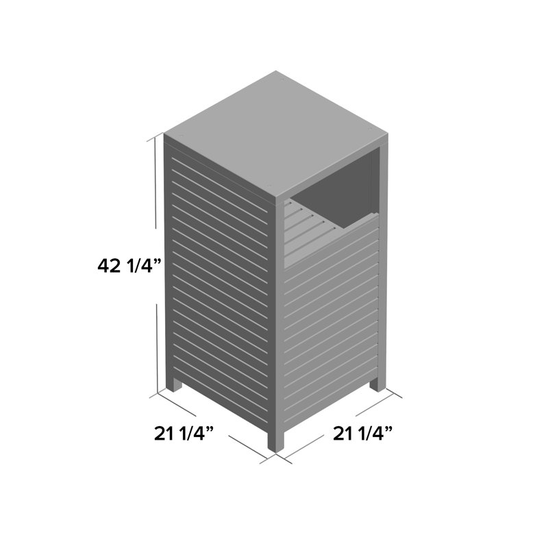 Travira Modular Valet Base Receptacle, Tekwood Natural