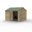  Beckwood 10x10 Pressure Treated Shiplap Reverse Apex Garden Shed