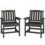 Chaise de patio intérieure / extérieure, chaise d'appoint pour l'extérieur (ensemble de 2)-132458998-132459001