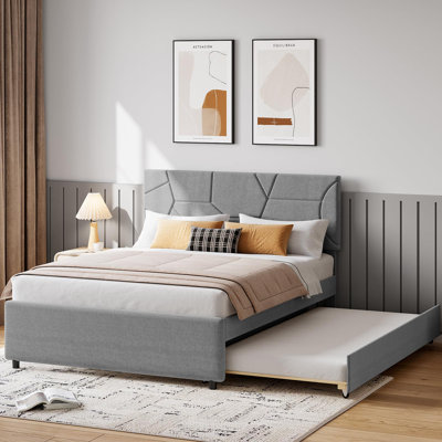 Lit gigogne rembourré pour chambre à coucher