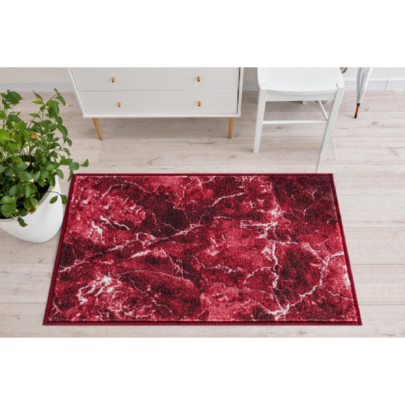 Indoor Door Mat, Red, 40cm W x 60cm L