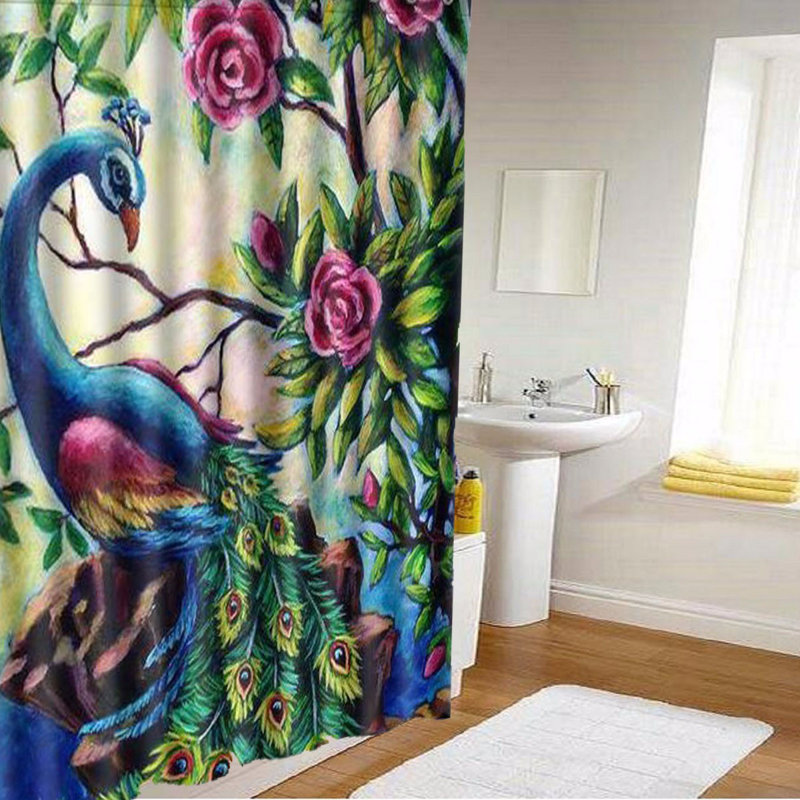 Rideau de douche Peacock
