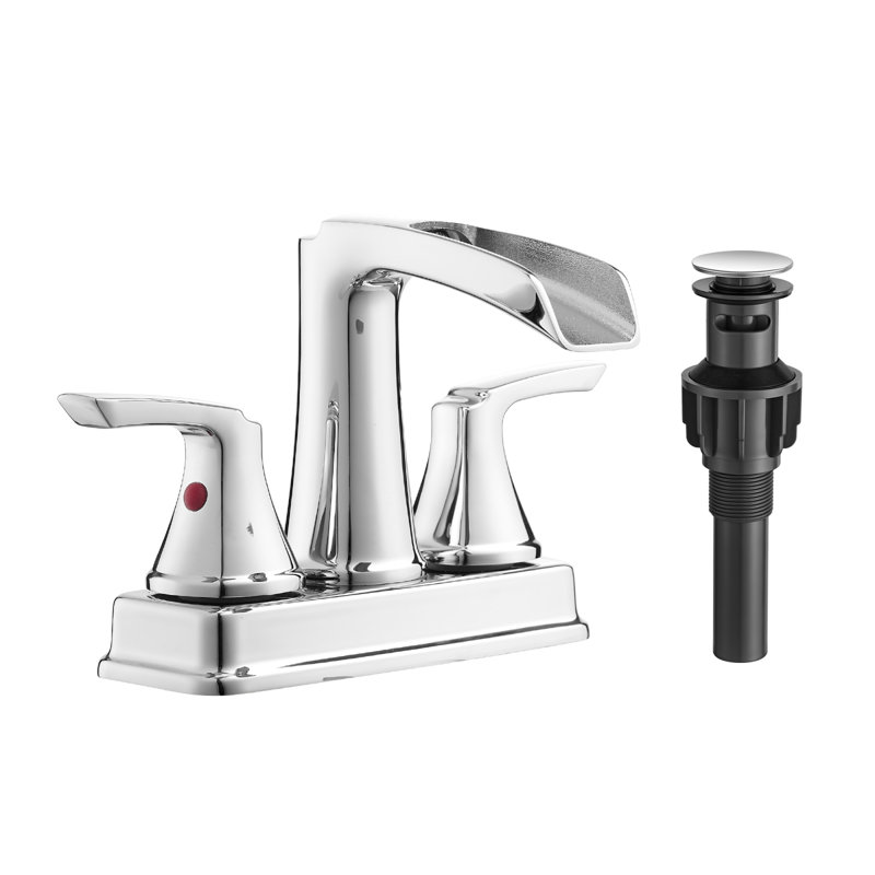 Robinet de lavabo de salle de bain moderne en chrome, fabrication en laiton, design élégant, utilisation domestique