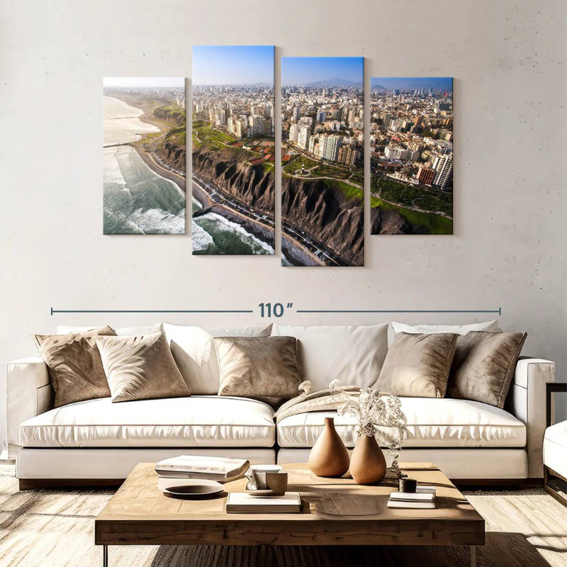 Harpa Lima Peru Coast, 54" H x 84" W
