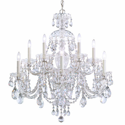 Sterling 12 - Light Glass Chandelier