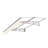 Door Window Awning 59X34 - Polycarbonate Roof & Aluminum Brackets Heat Upf80+ Protection Outdoor Amusement 59"X34" Canopy Solid Rust- Protected Garden Use