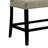 Karekin Dining Table with 4 Side Chairs and Bench in Grey