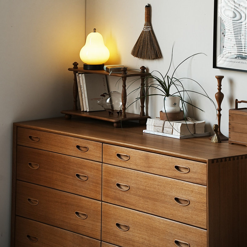 Buffet rétro simple et léger de luxe, 35.4" H x 47.2" W x 17.7" D