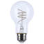 6 Watt A19 LED Reminiscent Flex Gray Coil Filament E26 3000K 120 Volt